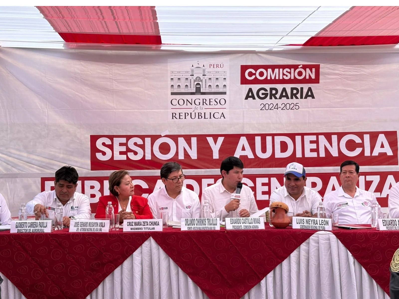Reunión descentralizada de la Comisión Agraria en Piura
